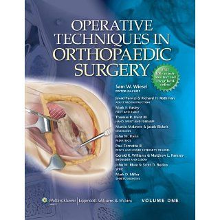 Operative Techniques in Orthopaedic Surgery eBook Sam W. Wiesel