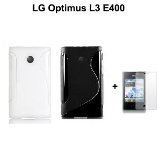 LG Optimus L3 E400 Case Silikon Schutzhüllen + 2 X folie