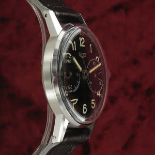 Ed Heuer Pre Carrera Chronograph Kaliber Valjoux 23 Herrenuhr aus 1940