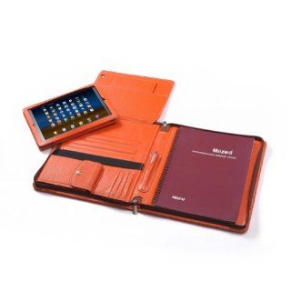 Orange Konferenzmappe für Samsung Galaxy Tab 2 10.1 mit 