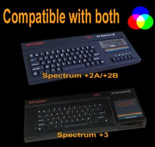 SINCLAIR ZX SPECTRUM +2, +3 HIGH QUALITY RGB SCART LEAD