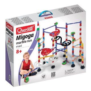 Quercetti 6588   Steck Kugelbahn Marble Run Maxi, inklusiv 224