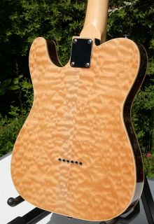EDLE TELE PHONE*QUILTED MAPLE TOP*MAPLE NECK*STRINGS THRU BODY *HALS