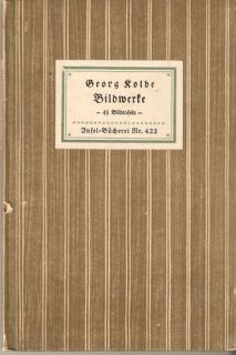 Insel Bücherei Nr.422 Georg Kolbe Bildwerke