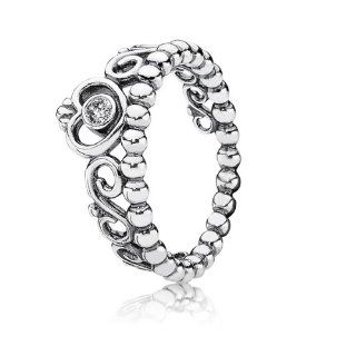 Pandora Damen Ring 925 Sterling Silber Zirkonia weiß Gr. 54 (17.2
