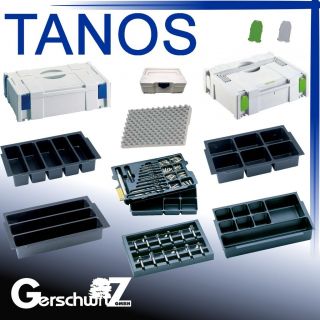 TANOS FESTOOL SYS MINI I+II Polster,Einlag en,Clips,Micro  Systainer