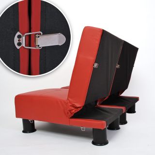 Sessel Relaxliege Gästebett Sofa Melbourne, rot, bordeaux, schwarz
