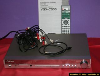 Pioneer VSX C550 5.1 Kanal Receiver Slimline Design Optik Empfänger