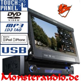Clarion VZ409E DVD Autoradio MP3 Bluetooth USB Radio ausfahrbarer
