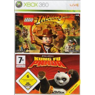 Xbox 360   Kung Fu Panda + Lego Indiana Jones   Die legendären