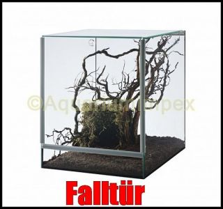 Glas Terrarium Glasterrarium 20x20x30 20 30 Falltür