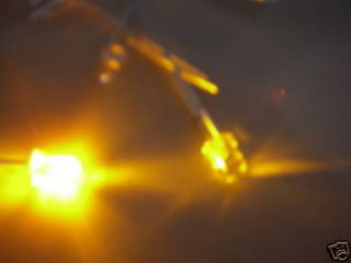S435   10 Stück Blink LED 5mm gelb klar Flash 20° 7000 mcd Blinker
