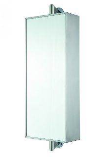 Spiegelschrank Badezimmerschrank Badschrank drehbar aus Edelstahl