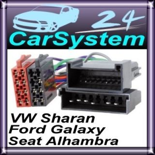 VW Sharan Radioadapter Kabel Radio Adapter ISO 427 /#8