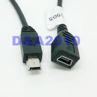 Mini USB B 5pin Male to Female extension adapter cable
