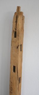 Skulptur Schnitzerei Balken Teak Teakholz Deko Design Holz Altholz