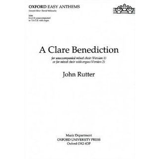 Clare Benediction Bücher