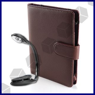 LEATHER PURPLE CASE COVER SLEEVE FOR NEW  KINDLE 4 4G 2011