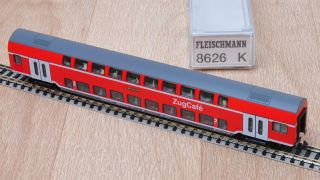 Fleischmann 8626 K Doppelstockwagen Bauart DBpkz.753.1 Zug Café