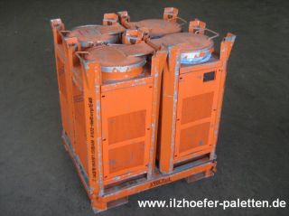 Tankbehälter, verzinkt Alu, gebraucht SLT 1294