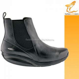 MBT Kisiwa Schwarz black Damen Stiefeletten Stiefel Stivali Boots