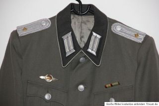 NVA Ausgang Parade Uniform Offizier 1956/60 mit Hose lang   KVP DDR