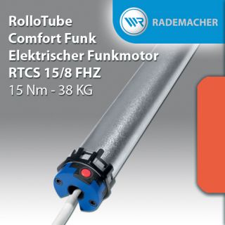 RADEMACHER Rollladenantrieb Rohr Motor, Rollladenmotor 15Nm, RTCS 15/8