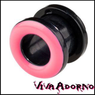Tunnel Plug Acryl Pink Rosa 4 bis 12mm Z9