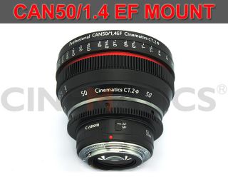 Customized full frame film lens CAN50 1 4 EF Canon EF mount DSLR