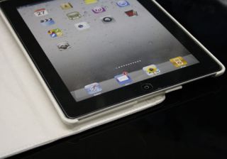 iPad 3 360° Drehbar Smart Leder Tasche Hülle Etui Schutz Cover Case