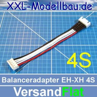 4S Lipo Balancer Adapterkabel Adapter EH  XH Akku Kabel mit Stecker