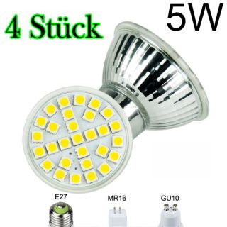 4X 5W GU10 MR16 E27 High Power LED Warmweiß Licht lampe Glühbirne 29