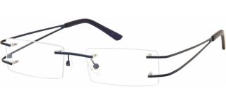 Stylische Randlose Brille + Doppelbügel + Farbe wählbar