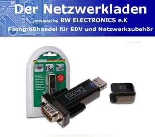 USB Seriell Adapter USB 2.0 DB09 Stecker / DIGITUS