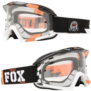 2012 Fox Racing The Main MX DH BMX Goggles Covert Ops Orange White