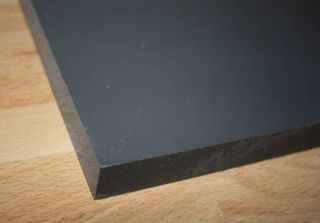 Hart PVC Kunststoffplatte dunkelgrau 245x495x15mm