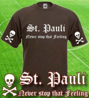 St.Pauli T Shirt  Never Stop That Feeling  S XXL★★