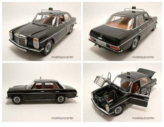 Mercedes /8 (W115) Taxi 1971 schwarz Sondermodell, Modellauto 118