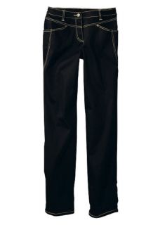 Neu Damen Komfort Stretch Jeans Hose in Gr. 38 Schwarz K Größe Naht