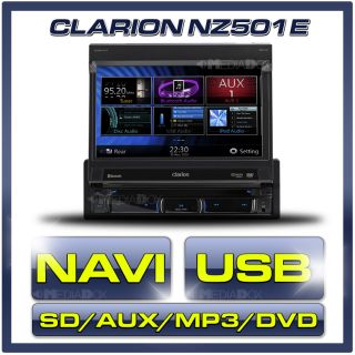 CLARION Multimedia Autoradio Navi Moniceiver NZ501E   DVD/USB/SD/iPod