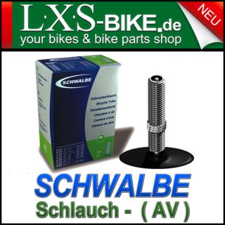 Schwalbe Schlauch 40 62/507, AV10 NR.10 AV 24x1.75 2.125 schwarz
