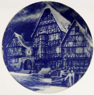 Dekor Sammel Teller 1976, Miltenberg Motiv, Porzellan, Royal Bavaria