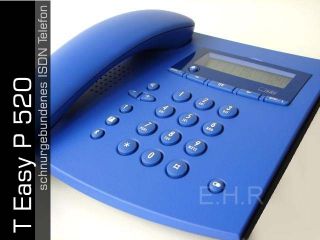 Telekom T Easy P520   Schnurgebunden ISDN Telefon 3 MSN