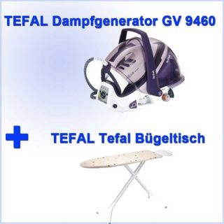 TEFAL Dampfbügelstation GV 9460 + Tefal Bügeltisch NEU