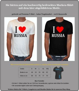 love Russia FuN HERZ IcH LIEBE KuLt PARTY Club like SpÜcHe Tee T