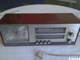 60er Telefunken Caprice Clock 101 Radiowecker Vintage Transistorradio