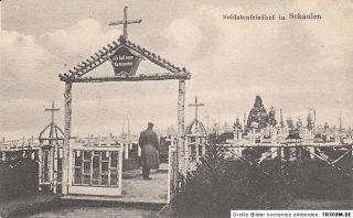 AK Schaulen,Siauliai,Litauen,Soldaten Friedhof,bei Panevezys,Mazeikiai