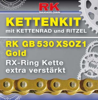 RK GB530XSOZ1 RX Ring Kettenkit Yamaha YZF R1 98 03 (Typ RN09, RN04