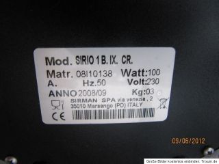 SIRMAN Sirio 1 Mixer ( mechanischen Magnetschalter ) Barmixer Shaker
