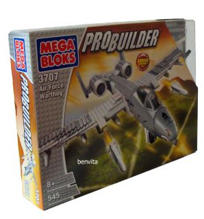 Bloks Pro Builder 3707 Pro Builder   Air Force Warthog 545 Teile   Neu
